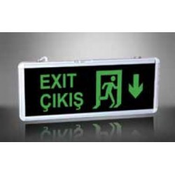 Fujika 3 Watt Exit Aşağı Armatürü