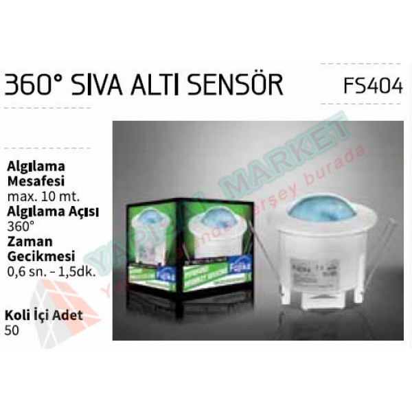 Fujika 360 Sıvaaltı Sensör