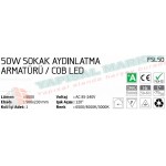 Fujika 50 Wat Cob Led Sokak Aydınlatma Armatürü